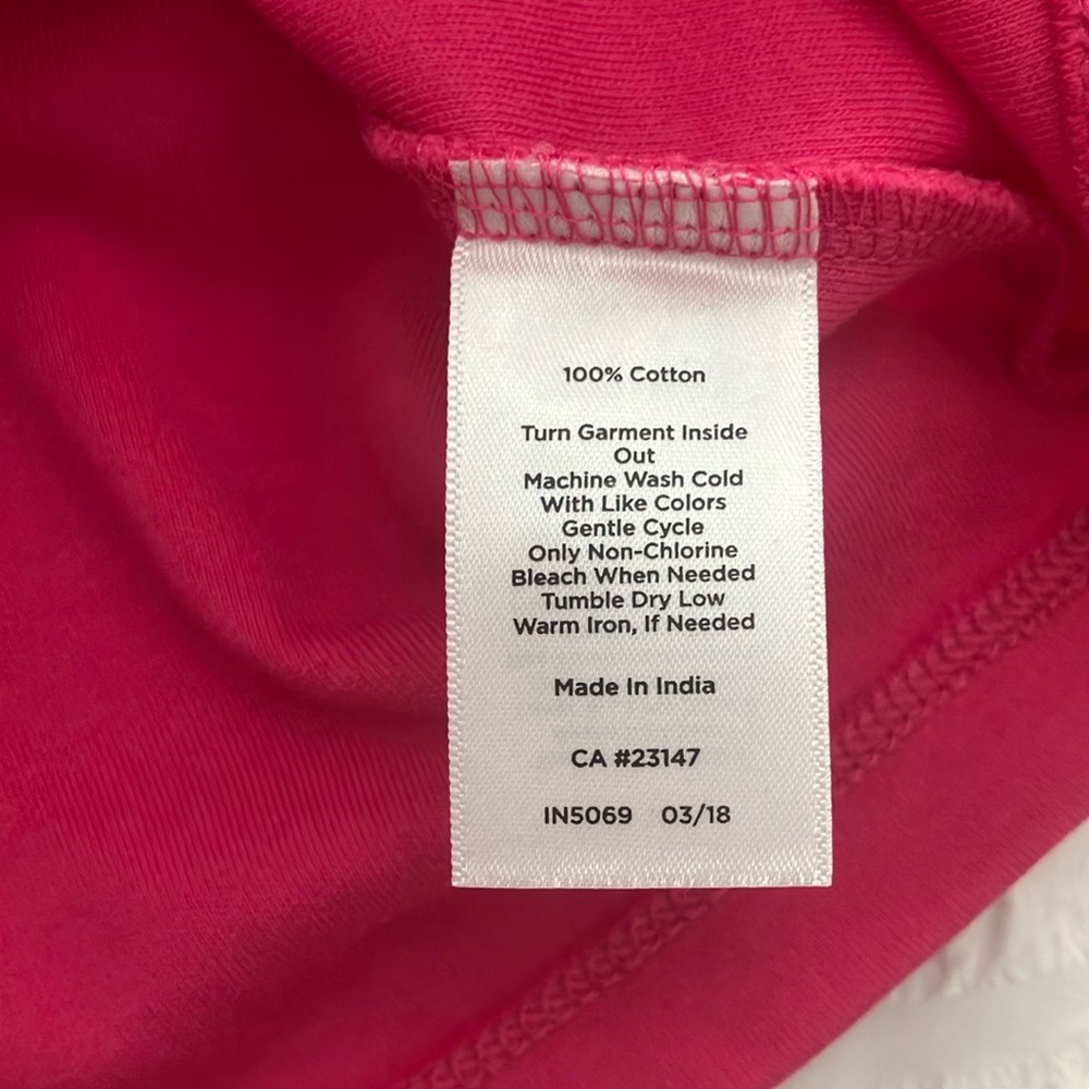 Talbots Pink Ruffled Sheath Dress with Puff Sleeves - Picture 7 of 7